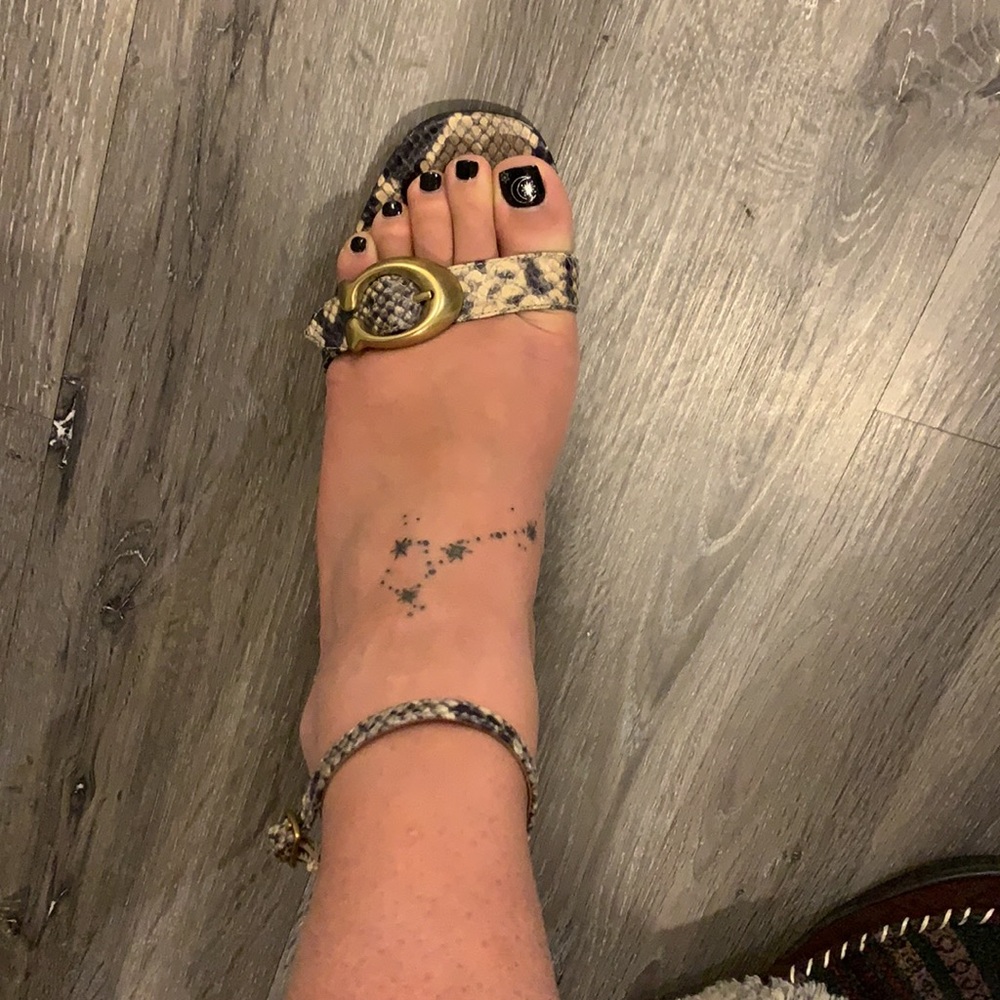Coach Maya Snakeskin block heels - Picture 11 of 12